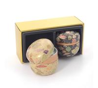 TEA SOUL Conteneur Takato • Lot de 2 récipients de conservation de l'arôme pour le thé et les infusions • Capacité 100 g
