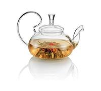 TEA SOUL, Théière en Verre avec Filtre, Pot à Thé, Théière avec Infuseur,
