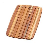 Teak Haus TH409 Planche à Pain, Bois, Multicolore, 40, 6 x 27, 9 x 1, 4 cm