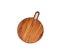 TEAKHAUS Planche de service avec long manche rond 51cm BISTRO Teck marron