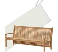 Teako Design Coussin de banc Pescara 180x54x5 cm Polyester Crème