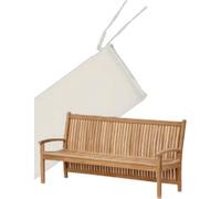 Teako Design Coussin pour banc de jardin Pescara 150x50x5 cm Crème