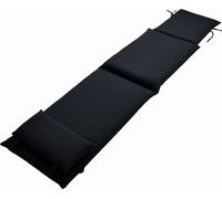 Teako Design Coussin pour chaise longue 190 x 47 cm avec appui-tête Noir