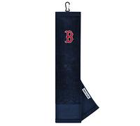 Team Effort MLB Boston Red Sox Face/Club Serviette brodée à Trois Volets et Serviette brodée à Trois Volets, NA
