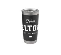 Team Elton Nom amusant Elton Gobelet isotherme en acier inoxydable double paroi