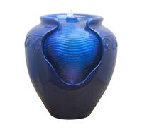 Peaktop - Caractéristique de l'eau de fontaine de pompe à eau bleue de jardin de décor extérieur LED YG0036AZ
