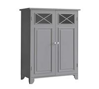 Teamson Home Salle De Bain Dawson Armoire Autoportante en Bois Gris EHF-6841G