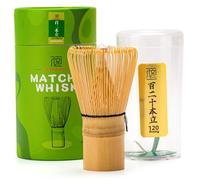 TEANAGOO Fouet à matcha à 120 dents, fouet en bambou pour poudre de thé matcha, fabriqué à la main bio traditionnel japonais, mélangeur à matcha Wisk pour une préparation authentique du thé