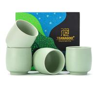 TEANAGOO Tasse à thé Chinoise pour, 175 ML, Ruware, Lt.Green, 4 pièces/boîte, TC08, Tasses à thé Chinoises, Tasse à thé Japonaise, Tasses à thé Vertes japonaises