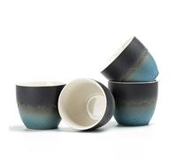 TEANAGOO Tasses à thé japonais, chinoise pour adultes, sans poignées, asiatiques, matcha, dégradé bleu marine