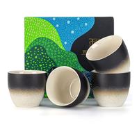 TEANAGOO Tasses en thé japonais, chinoise, 205 ml, adulte, sans poignées, asiatiques, matcha, bleu marine