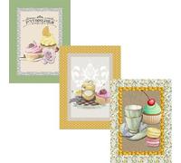 Teatime - Lot De 3 Torchons En Coton Sergé