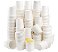 Tebery 400 gobelets en papier blanc de 120 ml, gobelets à café, espresso, bain de bouche