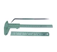 TEC HIT 181500 -Set de Traçage - 3 Pièces - Kit de Mesure - Précision 1/10 ème