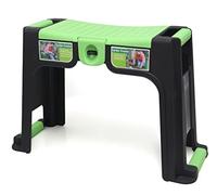 Tec Hit 390025 Tabouret de Jardinage avec Repose Genoux, Multicolore (Noir/Vert) Moyen