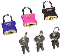 Tec Hit 428325 3 Cadenas Laiton 25 mm gainés 3 Clés