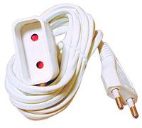 tec hit rallonge électrique 6 a 2x0,75 mm² longueur 3 m