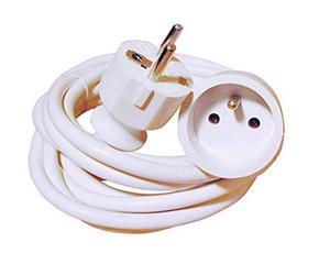 TEC HIT 810430 - Cordon prolongateur - 10 x 1,5 mm2 x 10 m - 16 A - Blanc