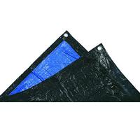 Tec Hit 880508 - Bâche Lourde de Protection - 140g/m² - 5x8m - Bleu/Noir