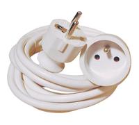 TEC HIT Cordon prolongateur 810430 10 x 1,5 mm² 10 m 16 A Blanc