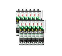 TEC7 Fast Mastic-colle Ultrarapide - Blanc - 290 Ml - 12 Pièces