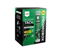 TEC7 FoamTack Pro Construct Combipack (10 X 880 Ml, Nettoyant Et Pistolet)