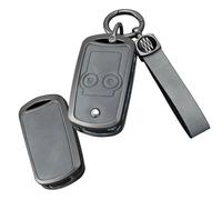 TECART Boîtier de clé pliable pour e voiture Honda Fit CRV City HRV Jazz Pilot Civic Accord Acura MDX TL TSX Boîtier de e voiture Housse de protection 2 boutons B Gris