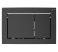 TECE base WC Plaque de déclenchement pour technique à deux quantités, noir mat 9240723