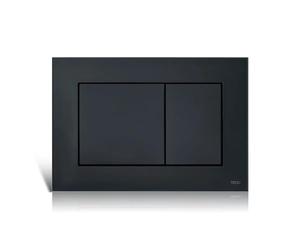 TECE Bouton Geberit x, chromé brillant, 220 x 150 x 5 mm, noir mat