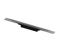 TECE douche match0 671011 1000 mm, chrome noir poli / chrome noir brillant, largeur 55mm, PVD