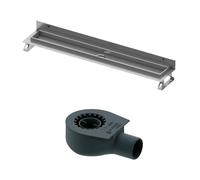 TECE drainline Corps d'encastrement pour caniveau de douche, pour une installation à plat DN 40, 601201+650000,
