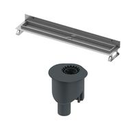 TECE drainline Corps d'encastrement pour caniveau de douche, pour une installation à plat DN 40, 601201+650003,