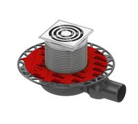 TECE drainpoint S Évacuation de salle de bains, set complet, pour une installation standard DN 50, 3601102,