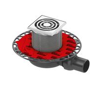 TECE drainpoint S Évacuation de salle de bains, set complet, pour une installation standard DN 50, 3601100,