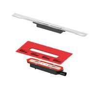 TECE drainprofile caniveau de douche, pour une installation à plat DN 40, 671010+673001,