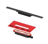 TECE drainprofile caniveau de douche, pour une installation à plat DN 40, 671221+673001,