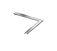 TECE grille TECE 610910 TECEdrainline basic 90 x 90 cm, angle 90 °, acier inoxydable poli