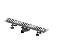 Tece Linus - Caniveau de douche 70 cm, avec grille, inox brossé 15100079