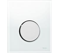 Tece Loop bouton de chasse d'eau pour urinoir chrome brillant-blanc 9.242.660
