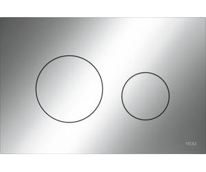 Tece Loop bouton de chasse d'eau pour WC chrome brillant 9240921