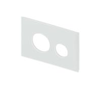 Tece Plaque de commande de chasse d'eau Loop pour WC 9.240.671 Blanc