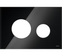 Tece Loop plaque de commande de chasse d'eau pour WC noir 9.240.674
