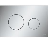 TECE Loop plaque depour WC, technique à deux quantités, chromé mat