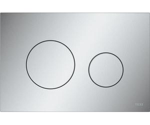 TECE Loop plaque depour WC, technique à deux quantités, chromé mat