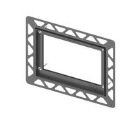 TECE loop / square / now Kit d'encastrement de WC pour un montage à fleur, 9240644,