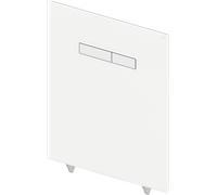 Tece Lux bouton de chasse d'eau pour WC blanc 9.650.000