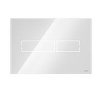 TECE Mini plaque de recouvrement en verre blanc 9820369 Gl. nous gl, pour plaque de commande des toilettes