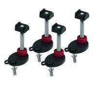 TECE Pieds de montage TECEdrainline, insonorisé, 137-184mm, 660004
