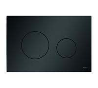 TECE Plaque de commande pour WC TECEloop, plastique, pour technique à deux quantités, 9240925, Couleur: Noir Mat