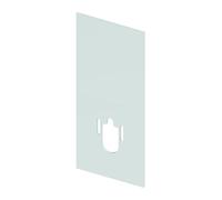 TECE Plaque de finition, pour WCs douche TECE, 9700620, Couleur: Blanc mat
